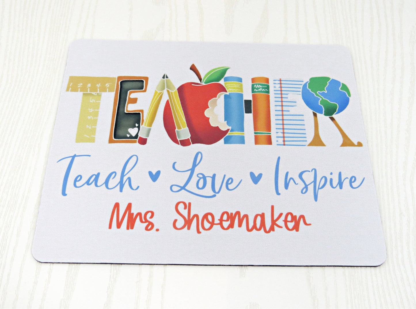 Personalized Teacher Mouse Pad - Personalized Teacher Gift - Gifts for Teacher - Teacher